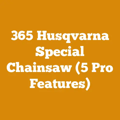 365 Husqvarna Special Chainsaw (5 Pro Features)