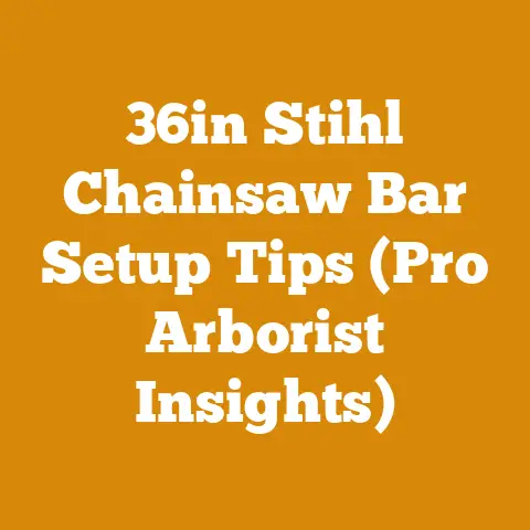 36in Stihl Chainsaw Bar Setup Tips (Pro Arborist Insights)