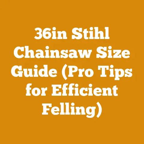 36in Stihl Chainsaw Size Guide (Pro Tips for Efficient Felling)