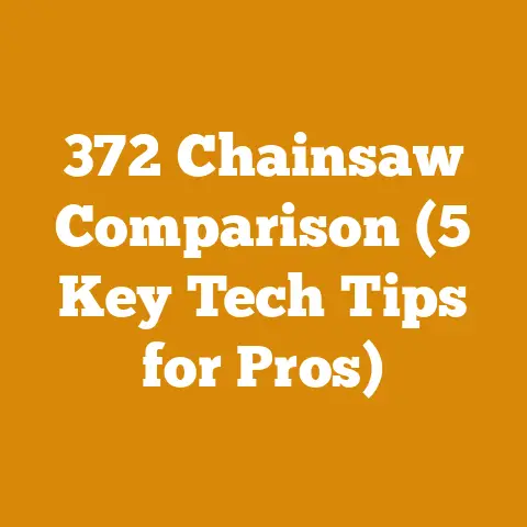 372 Chainsaw Comparison (5 Key Tech Tips for Pros)