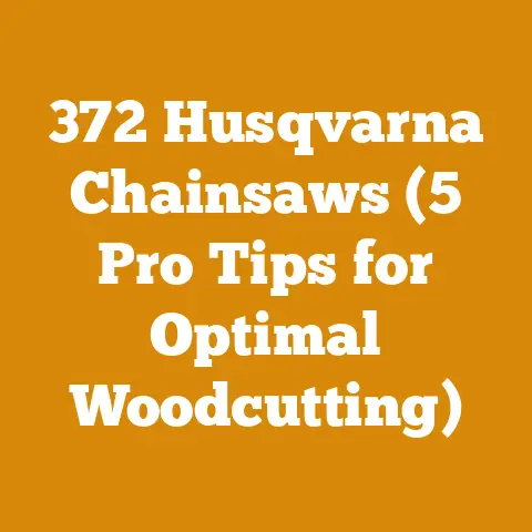 372 Husqvarna Chainsaws (5 Pro Tips for Optimal Woodcutting)