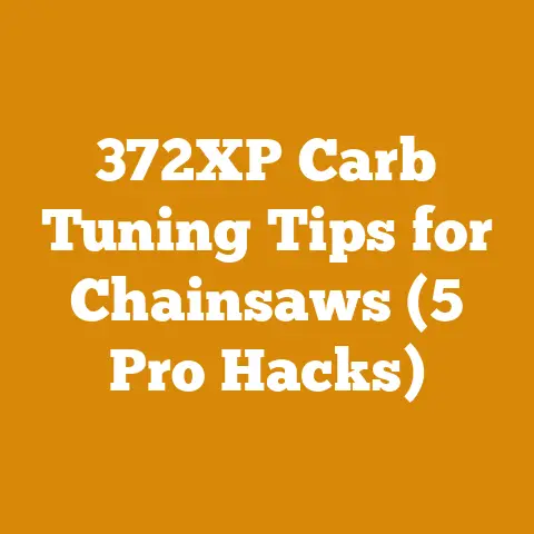 372XP Carb Tuning Tips for Chainsaws (5 Pro Hacks)