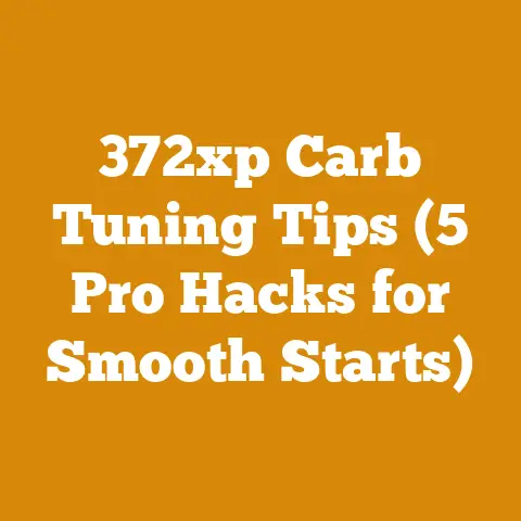 372xp Carb Tuning Tips (5 Pro Hacks for Smooth Starts)