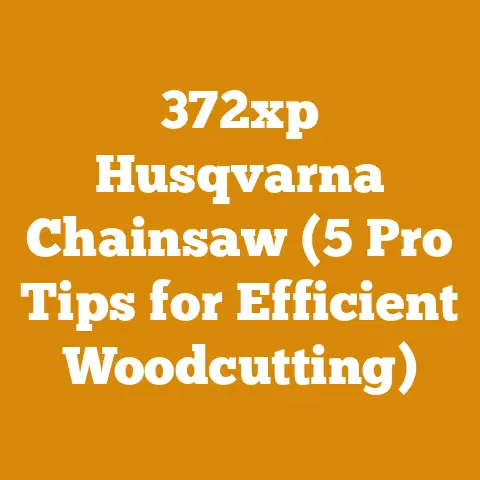 372xp Husqvarna Chainsaw (5 Pro Tips for Efficient Woodcutting)