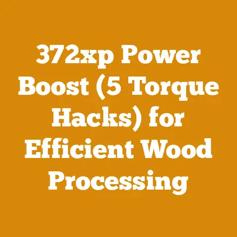 372xp Power Boost (5 Torque Hacks) for Efficient Wood Processing