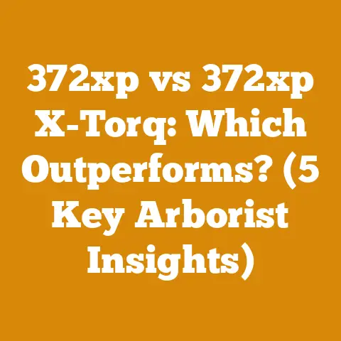 372xp vs 372xp X-Torq: Which Outperforms? (5 Key Arborist Insights)