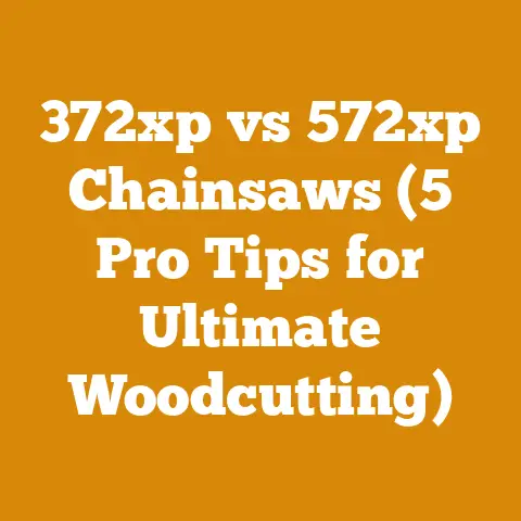 372xp vs 572xp Chainsaws (5 Pro Tips for Ultimate Woodcutting)