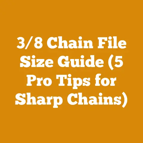 3/8 Chain File Size Guide (5 Pro Tips for Sharp Chains)