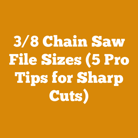 3/8 Chain Saw File Sizes (5 Pro Tips for Sharp Cuts)