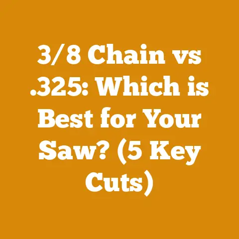 3/8 Chain vs .325: Which is Best for Your Saw? (5 Key Cuts)