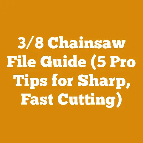 3/8 Chainsaw File Guide (5 Pro Tips for Sharp, Fast Cutting)