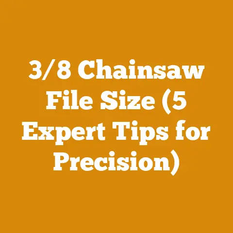 3/8 Chainsaw File Size (5 Expert Tips for Precision)
