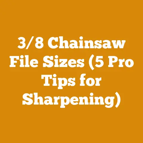 3/8 Chainsaw File Sizes (5 Pro Tips for Sharpening)