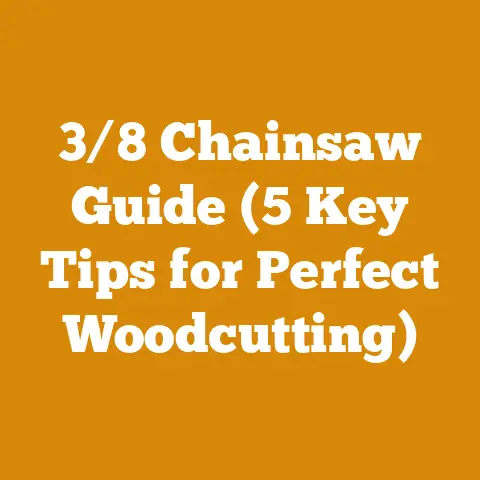 3/8 Chainsaw Guide (5 Key Tips for Perfect Woodcutting)