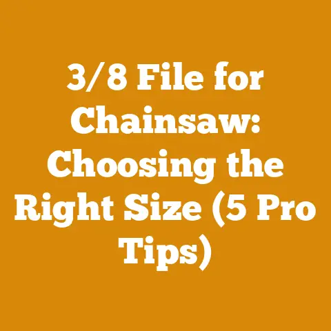 3/8 File for Chainsaw: Choosing the Right Size (5 Pro Tips)