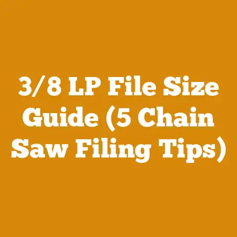 3/8 LP File Size Guide (5 Chain Saw Filing Tips)