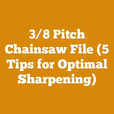 3/8 Pitch Chainsaw File (5 Tips for Optimal Sharpening)