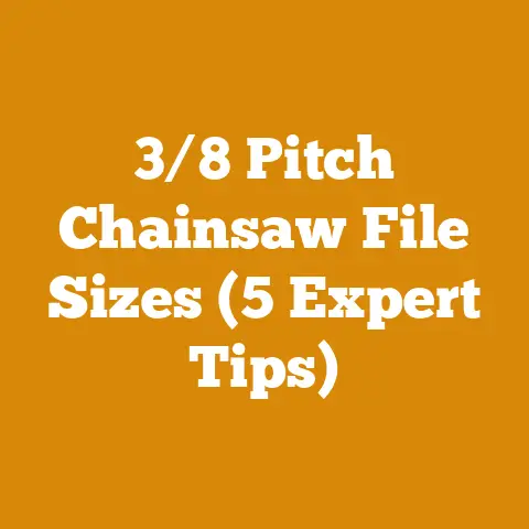 3/8 Pitch Chainsaw File Sizes (5 Expert Tips)