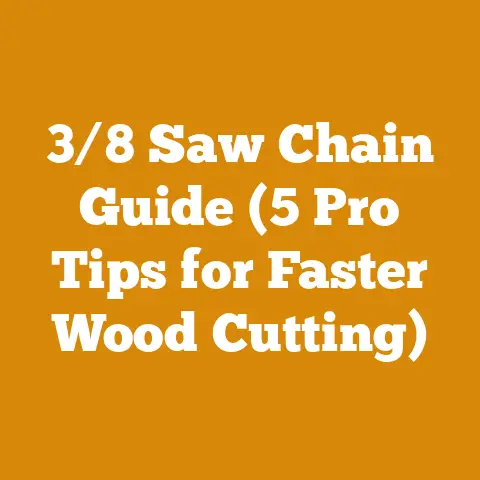 3/8 Saw Chain Guide (5 Pro Tips for Faster Wood Cutting)