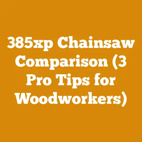385xp Chainsaw Comparison (3 Pro Tips for Woodworkers)