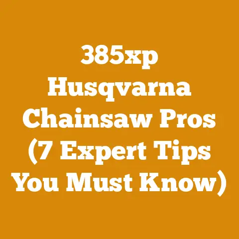 385xp Husqvarna Chainsaw Pros (7 Expert Tips You Must Know)