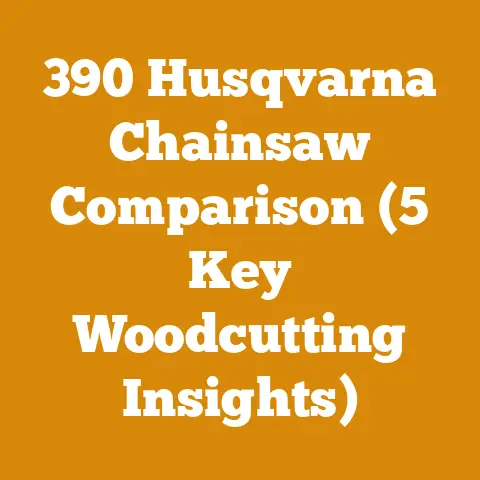 390 Husqvarna Chainsaw Comparison (5 Key Woodcutting Insights)