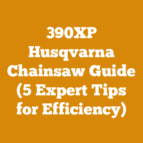 390XP Husqvarna Chainsaw Guide (5 Expert Tips for Efficiency)