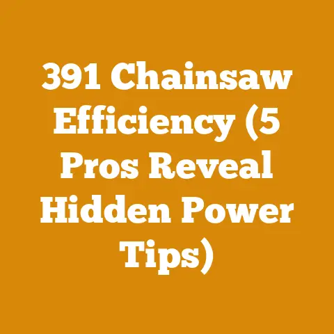391 Chainsaw Efficiency (5 Pros Reveal Hidden Power Tips)