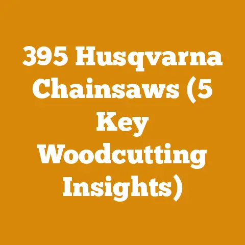 395 Husqvarna Chainsaws (5 Key Woodcutting Insights)