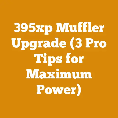 395xp Muffler Upgrade (3 Pro Tips for Maximum Power)