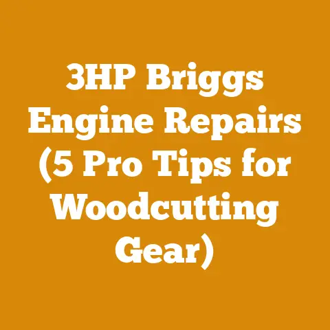3HP Briggs Engine Repairs (5 Pro Tips for Woodcutting Gear)