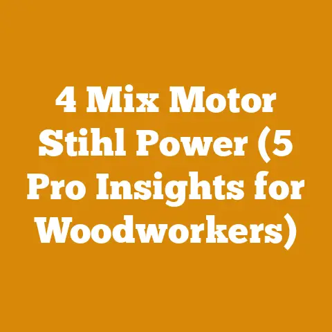 4 Mix Motor Stihl Power (5 Pro Insights for Woodworkers)