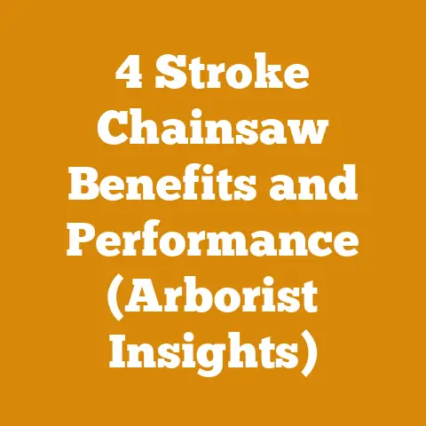 4 Stroke Chainsaw Benefits and Performance (Arborist Insights)