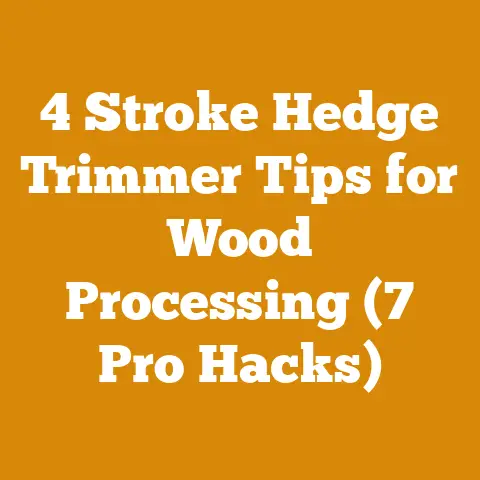 4 Stroke Hedge Trimmer Tips for Wood Processing (7 Pro Hacks)