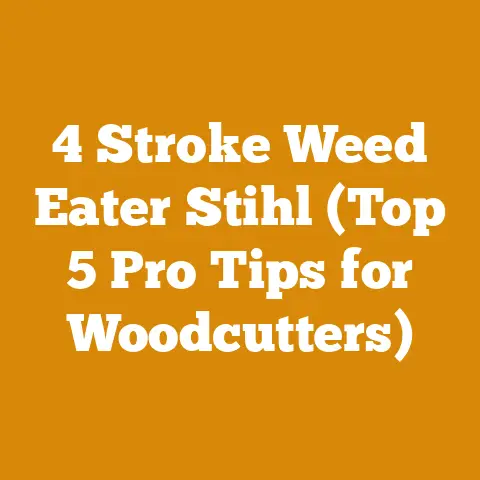4 Stroke Weed Eater Stihl (Top 5 Pro Tips for Woodcutters)