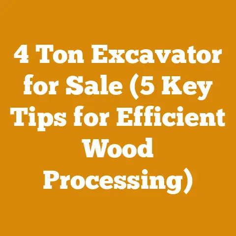 4 Ton Excavator for Sale (5 Key Tips for Efficient Wood Processing)