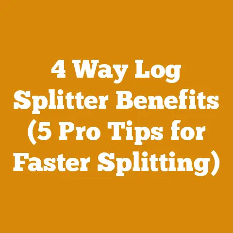 4 Way Log Splitter Benefits (5 Pro Tips for Faster Splitting)