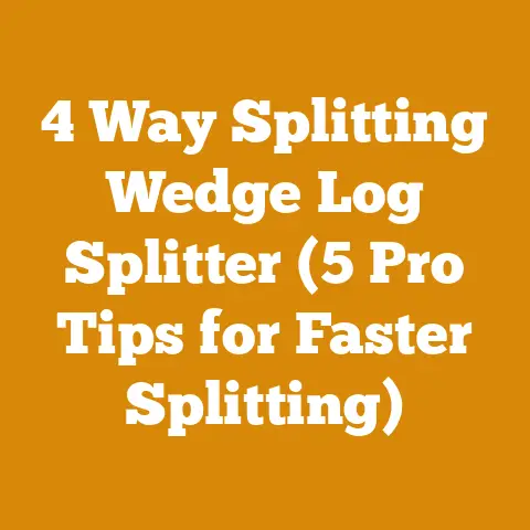 4 Way Splitting Wedge Log Splitter (5 Pro Tips for Faster Splitting)