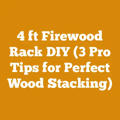 4 ft Firewood Rack DIY (3 Pro Tips for Perfect Wood Stacking)