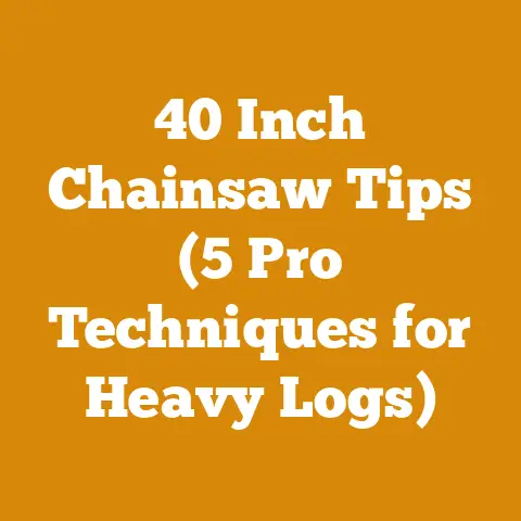 40 Inch Chainsaw Tips (5 Pro Techniques for Heavy Logs)
