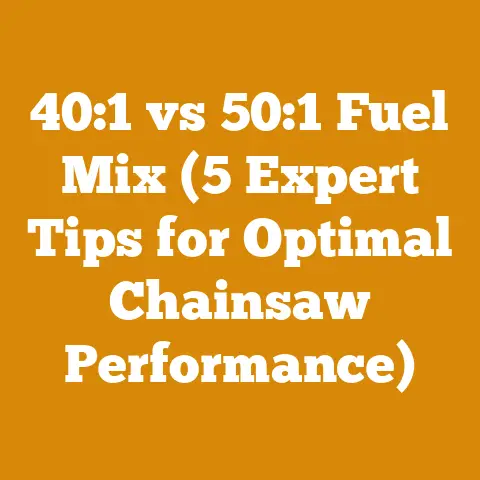 40:1 vs 50:1 Fuel Mix (5 Expert Tips for Optimal Chainsaw Performance)