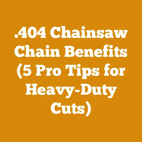 .404 Chainsaw Chain Benefits (5 Pro Tips for Heavy-Duty Cuts)