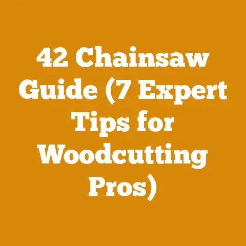 42 Chainsaw Guide (7 Expert Tips for Woodcutting Pros)