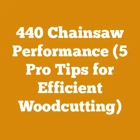 440 Chainsaw Performance (5 Pro Tips for Efficient Woodcutting)