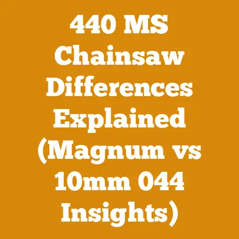 440 MS Chainsaw Differences Explained (Magnum vs 10mm 044 Insights)
