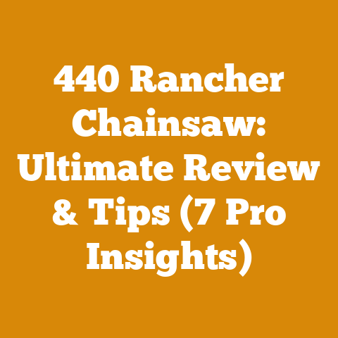 440 Rancher Chainsaw: Ultimate Review & Tips (7 Pro Insights)