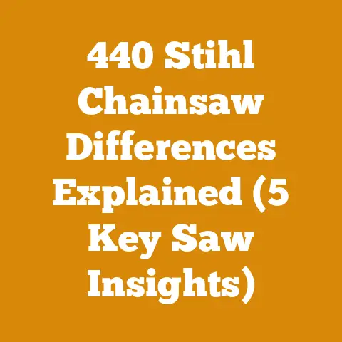 440 Stihl Chainsaw Differences Explained (5 Key Saw Insights)