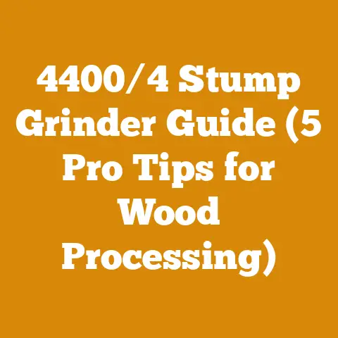 4400/4 Stump Grinder Guide (5 Pro Tips for Wood Processing)