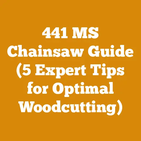 441 MS Chainsaw Guide (5 Expert Tips for Optimal Woodcutting)