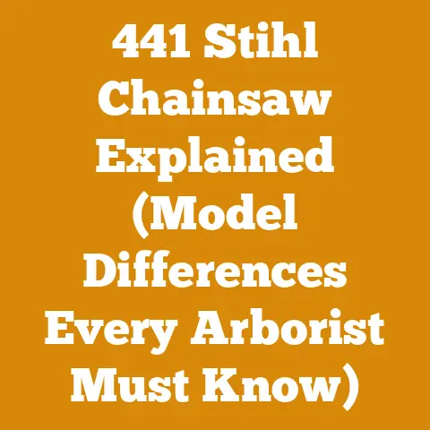 441 Stihl Chainsaw Explained (Model Differences Every Arborist Must Know)